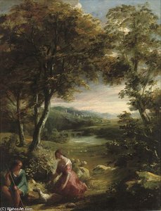 The Shepherd; And The Lovers — Paul Falconer Poole