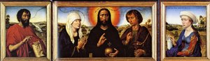 Braque Family Triptych — Rogier Van Der Weyden, Early Netherlandish Painting
