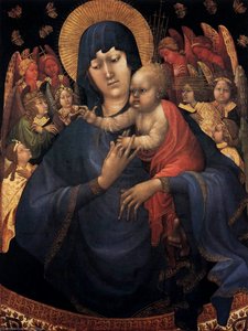 Virgin And Child With Angels — Jean Malouel
