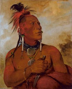 Meach O Shín Gaw, Pequeño Oso Blanco, Un Bravo Distinguido — George Catlin