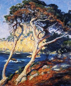Point Lobos Trees, (1919) — Guy Rose