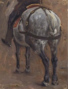 Study Of Horse And Rider — Jean-paul Laurens