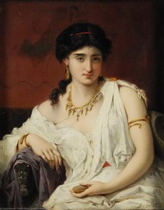 Portrait Of A Young Woman In White
