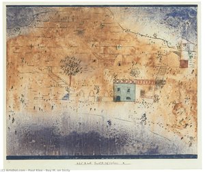 Bay M. On Sicily — Paul Klee, Expressionistic Cubist