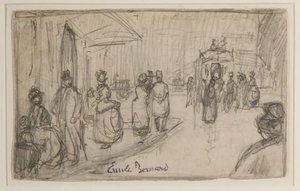 On The Boulevard — Émile Bernard