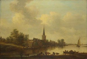 A River Landscape — Jan Josephszoon Van Goyen