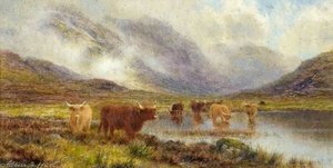 In Glencoe, Lifting Mist — Louis Bosworth Hurt
