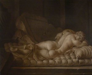 The Sleeping (borghese) Hermaphrodite — Louis Gabriel Blanchet