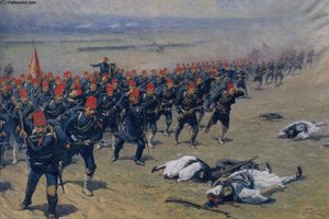 Ottoman Soldiers At War — Fausto Zonaro