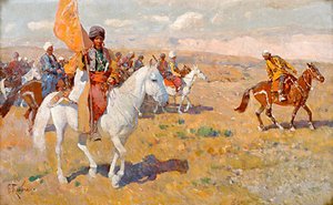 Circassian On A Veld In The Caucasus — Franz Alexeevich Roubaud