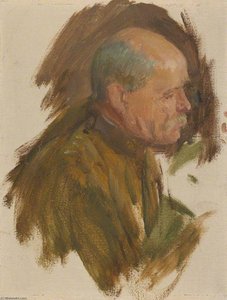 General Tasker H. Bliss (1853–1930), Us Military Representative (preparatory Study For 'the Supreme War Council In Session At Versailles On 3rd July 1918') — Herbert Arnould Olivier, Contemporary Realism