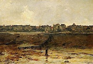 Grandcamp, Vu De La Plage — Leon Germain Pelouse