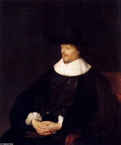 Portrait Of Constantijn Huygens — Jan Andrea Lievens Jan Lievens