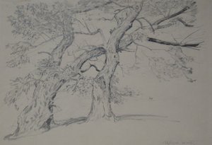 Two Trees On Slove — Alfred Heber Hutty