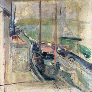 Harbor Scene — John Henry Twachtman