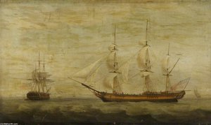 Hms 'blenheim' — Thomas Whitcombe
