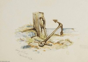 Untitled (mooring And Anchor) — Mary Morris Vaux Walcott