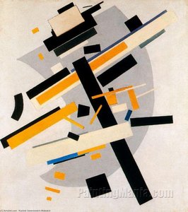 Yellow And Black — Kazimir Malevich, Suprematist Movement
