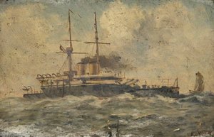 The Battleship HMS 'Anson'