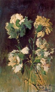 Carnations — Ignacio Pinazo Camarlench