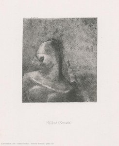 Helena (ennoia) (plate 10) — Odilon Redon