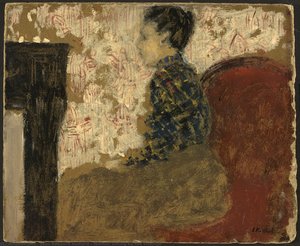 Woman Sitting By The Fireside — Jean-édouard Vuillard