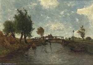 A Bridge Near Kortenhoef — Paul Joseph Constantine Gabriel