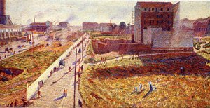 Arbeiten Bei Der Porta Romana — Umberto Boccioni