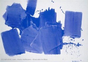 Staccato In Blue — Hans Hofmann