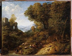 Paysage Avec Une Ruine — Cornelis Huysmans Dit Huysmans De Malines