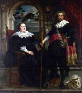 Portrait Of Govaert Van Surpele And His Wife — Jacob Jordaens