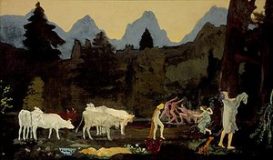 Pastoral Dells And Peaks — Arthur B. Davies