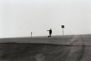 Albion Ridge Road (seated Nude Couple, Working) — Alvin Lieberman