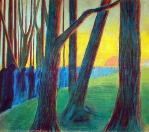 Funeral Symphony (iii) — Mikalojus Konstantinas Čiurlionis