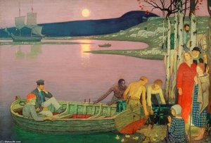 The Call Of The Sea — Frederick Cayley Robinson