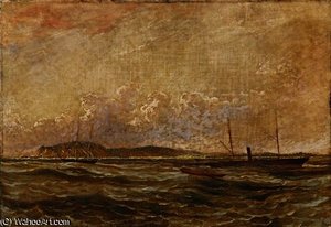 The Bluff And Entrance Of The Harbour — Thomas Baines