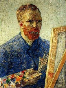 Autoportrait Devant La Palette — Vincent Van Gog, Post-impressionism
