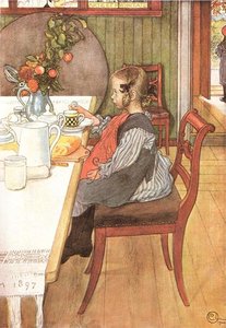 Late Riser's Miserable Breakfast — Carl Larsson