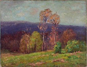 Mountain Ridge In The Distance (cloud Shadows) — Theodore Clement Steele