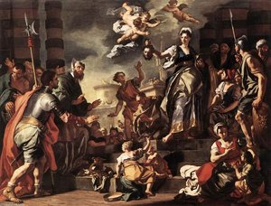 Judith With The Head Of Holofernes — Francesco Solimena, Baroque