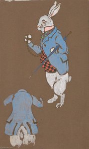 White Rabbit (costume design for Alice in Wonderland, 1915)