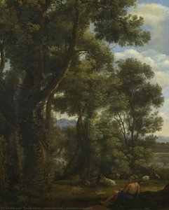 Landscape With A Goatherd And Goats — Claude Gellée, Baroque Landscape