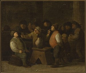 Merry-making In A Tavern — Pieter Jansz. Quast