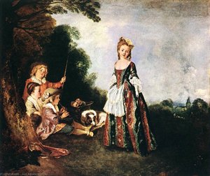 Die Tanzszene — Jean-antoine Watteau