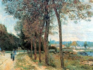 The Seine At Marly — Alfred Sisley