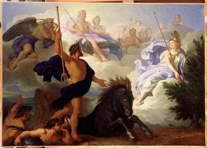 La dispute de Minerve et de Neptune