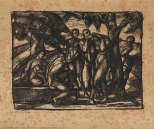 Landscape With Nudes — Otto Crettnen