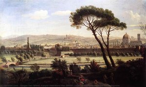 View Of Florence From The Via Bolognese — Gaspar Van Wittel (caspar Andriaans Van Wittel)