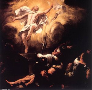 Resurrection — Luca Giordano, Baroque
