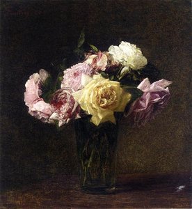 Roses 13 — Henri Fantin-latour